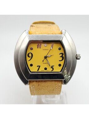 Bijoux Terner Yellow K-10397 Watch 46mm New Battery